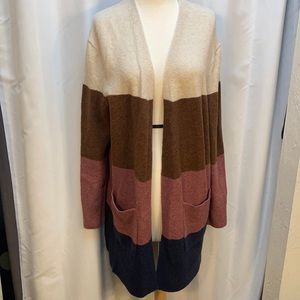 Madewell Kent Coziest Yarn Striped Cardigan